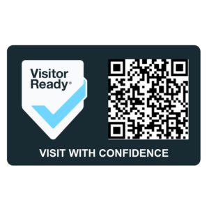 Visitor Ready accreditation logo for Abbotsway Cottage. Customers can visit with confidence.