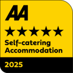 AA five star self-catering grading